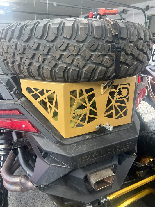 Alpine Designs Spare Tire Carrier for RZR Pro XP, PRO R, and Turbo R Models