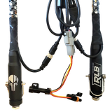 Rear Light Bar 4′ LED Whips Dual Sync Bluetooth – Ballistic (Black)