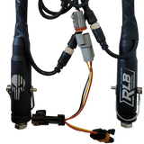 Rear Light Bar 4′ LED Whips Dual Sync Bluetooth – Ballistic (Black)