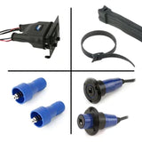 Rugged Radios ALPHA BUNDLE - Can-Am X3 Complete UTV Communication Intercom Kit with Dash Mount Plus Accessory Pack