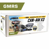 Rugged Radios POWERHOUSE 45-Watt GMRS Radio - Can-Am X3 Complete UTV Communication Kit with Top Mount