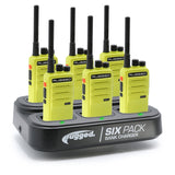 6 PACK - Choose Your Business Band Two Way Handheld Radio