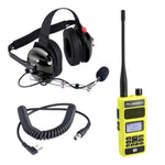 Crew Chief - H42 Spotter Headset and Rugged Handheld Radio Package