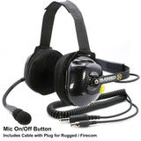 FHS Behind-The-Head Fire Safety Industrial Headset