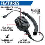 Bundle - Rugged R1 Business Band Handheld with Hand Mic