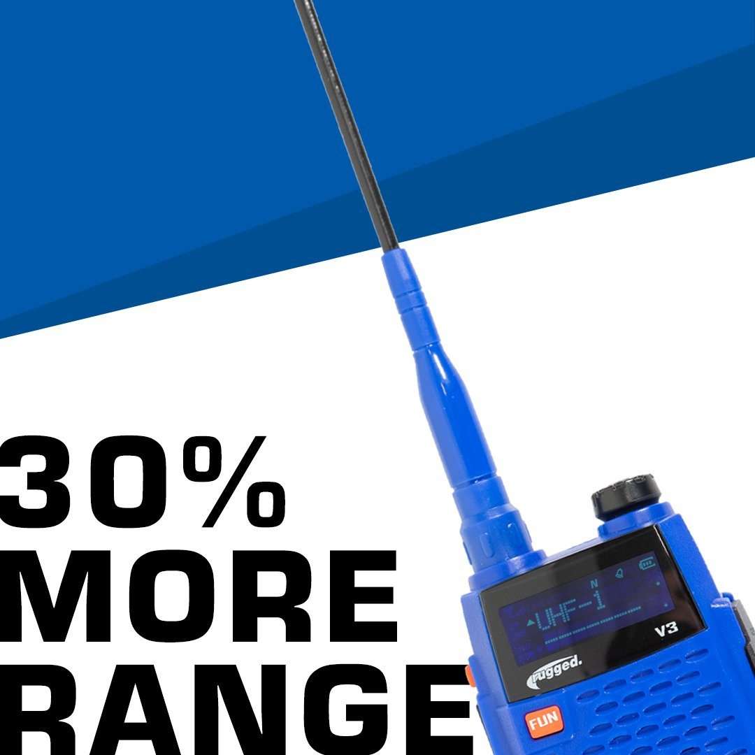 Long Range Antenna for Rugged V3 / RH5R Handheld Radios – Alpine ...