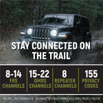 Jeep Wrangler JK and JKU Two-Way GMRS Mobile Radio Kit