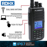 Rugged RDH-X Waterproof Business Band Handheld - Digital and Analog