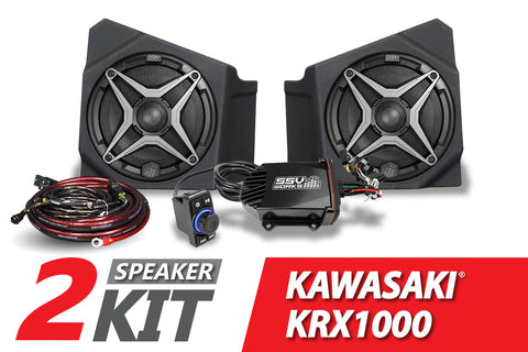 2020-2023 Kawasaki KRX1000 2-Speaker SSV Works Audio-Kit