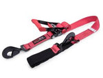 Speed Strap 2"X 8' RATCHET TIE DOWN W/TWISTED SNAP HOOKS & AXLE STRAP COMBO