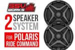 Polaris RZR XP Turbo S complete SSV Works 2 speaker Plug-and-Play system