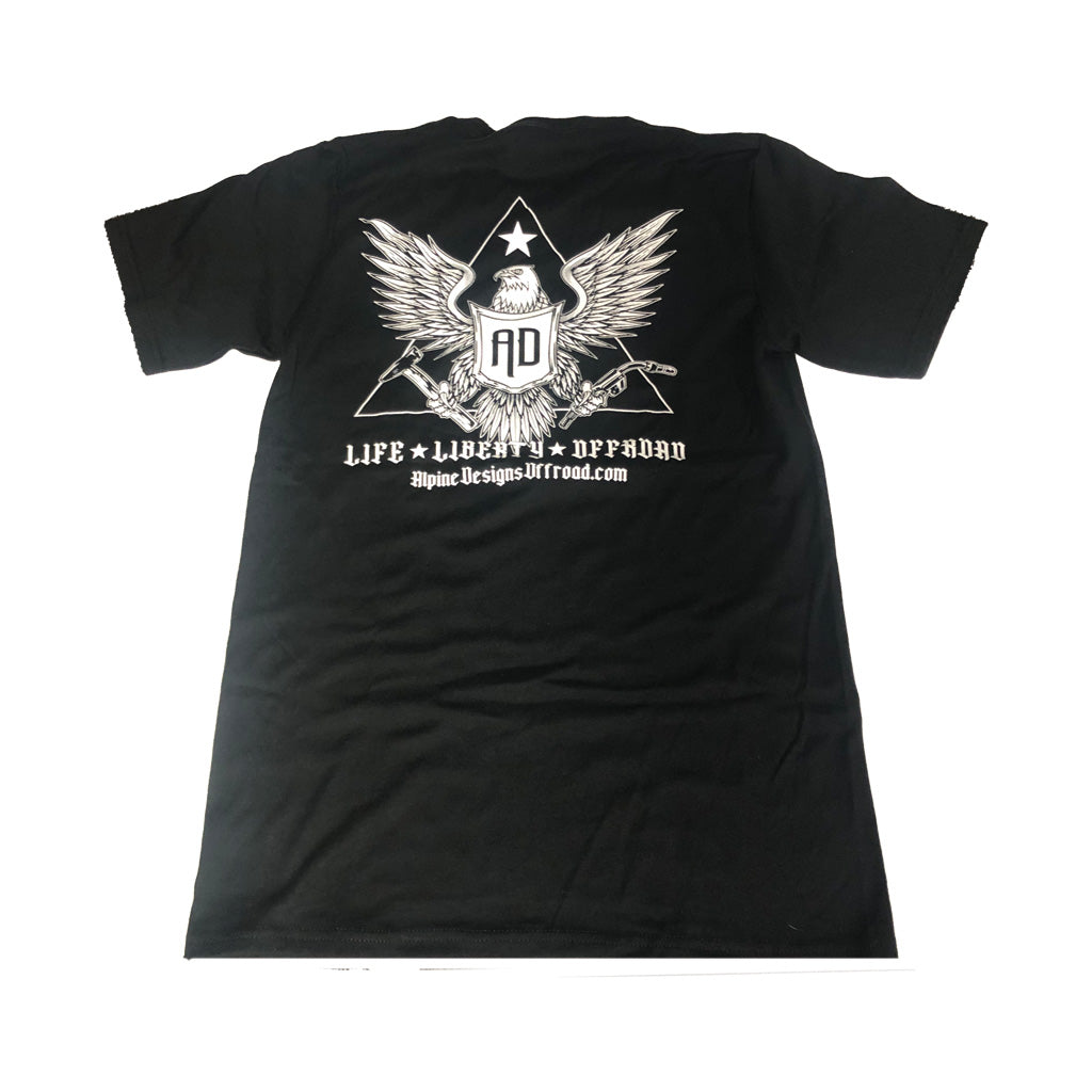 Alpine Designs Life Liberty And Offroad T shirt