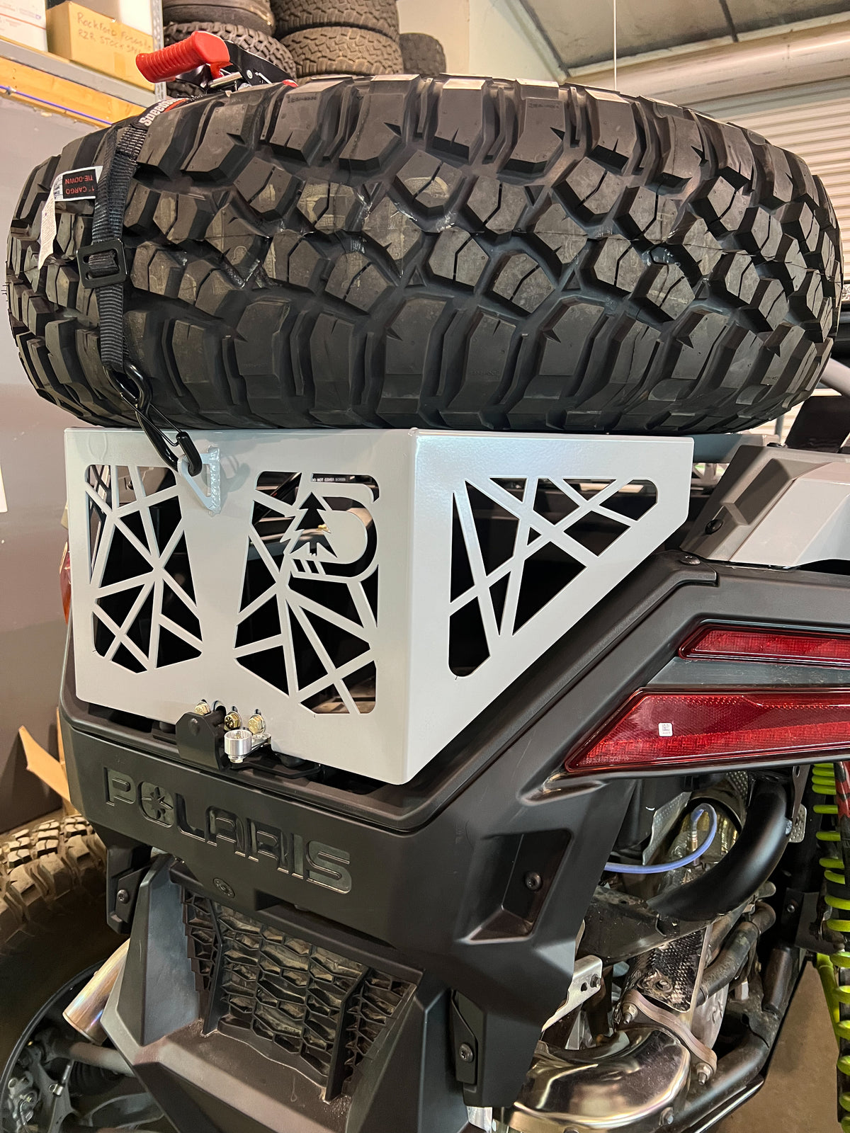 Alpine Designs Spare Tire Carrier for RZR Pro XP, PRO R, and Turbo R Models