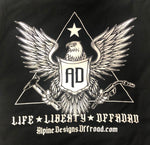 Alpine Designs Life Liberty And Offroad T shirt