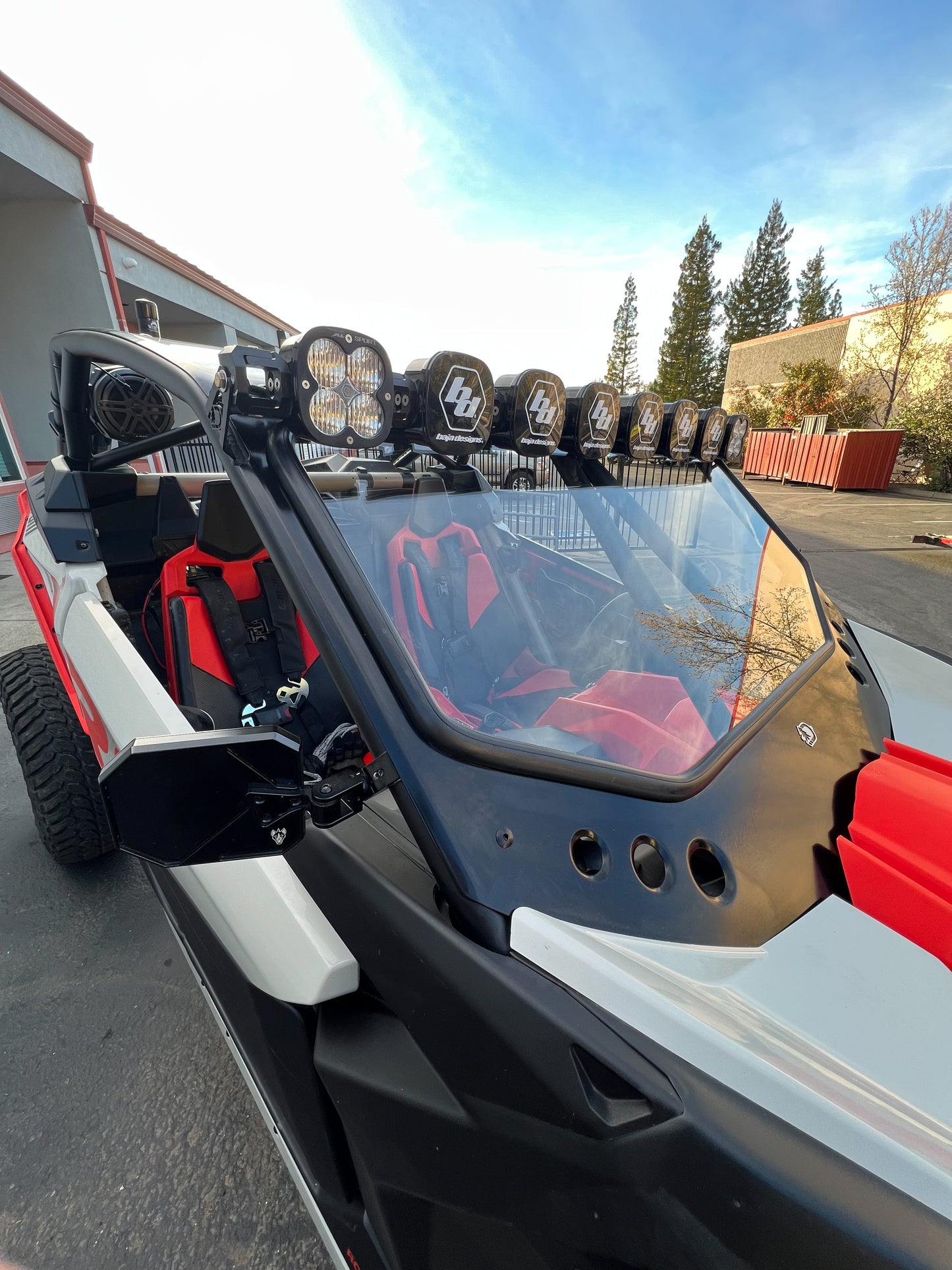 Alpine Designs Front Glass Windshield for Can-Am Maverick X3