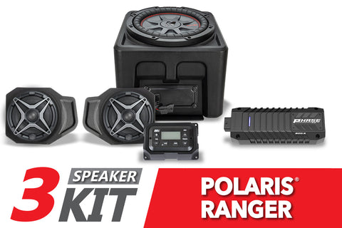 2018-2023 Polaris Ranger XP1000 SSV Works 3-Speaker Audio System