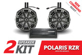 2019-2023 Polaris RZR Kicker 2-Speaker Cage-Mounted Plug-&-Play System for Ride Command