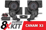 2017-2023 CanAm X3 Phase X SSV 8-Speaker Plug-&-Play System