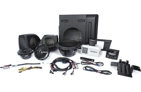 Rockford Fosgate Satge 3 400 Watt Amplified Stereo, Front Speaker and Subwoofer Kit for select YXZ® models