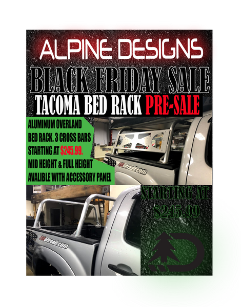 Tacoma bed rack online for sale