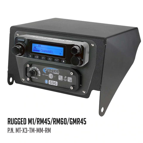 Rugged Radios Can-Am X3 Multi-Mount Kit - Top Mount