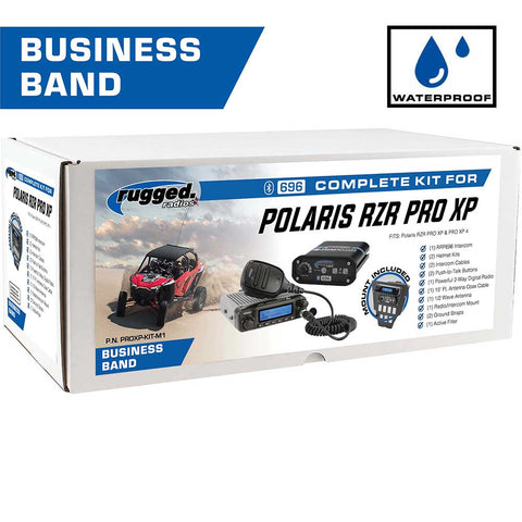 Rugged Radios Polaris RZR Pro XP / Turbo R Complete UTV Communication Kit